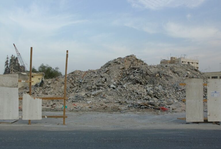Msheireb center aera demolition 2009