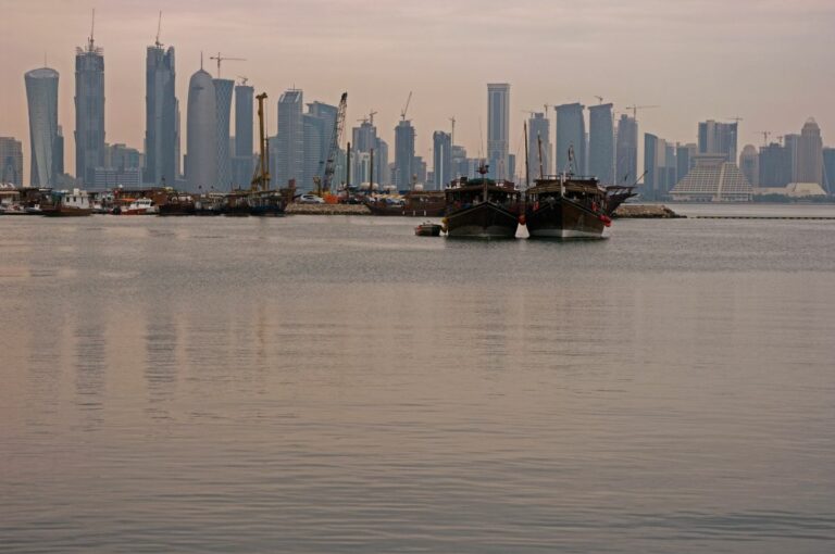 West bay un der construction skyline 2009