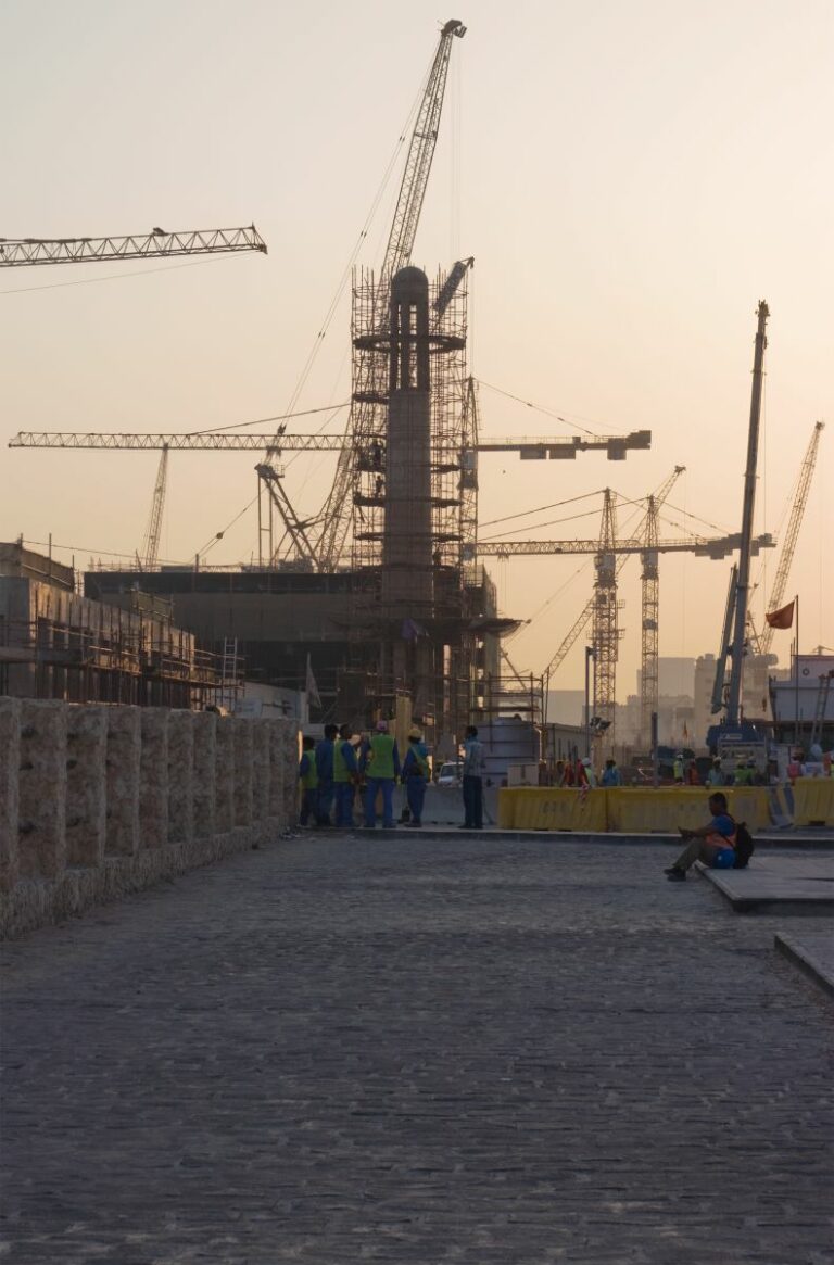 Mosque under construction Msheireb 2013