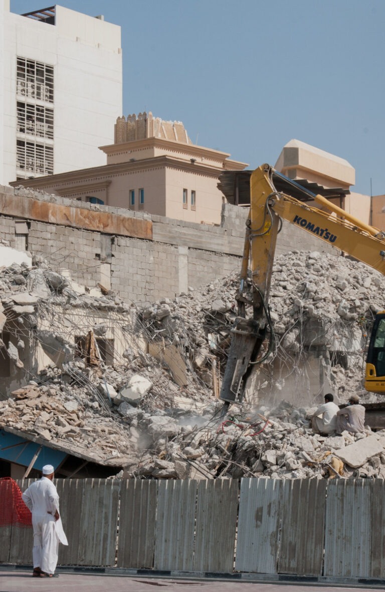 Old Al Ghanim demolition 2015