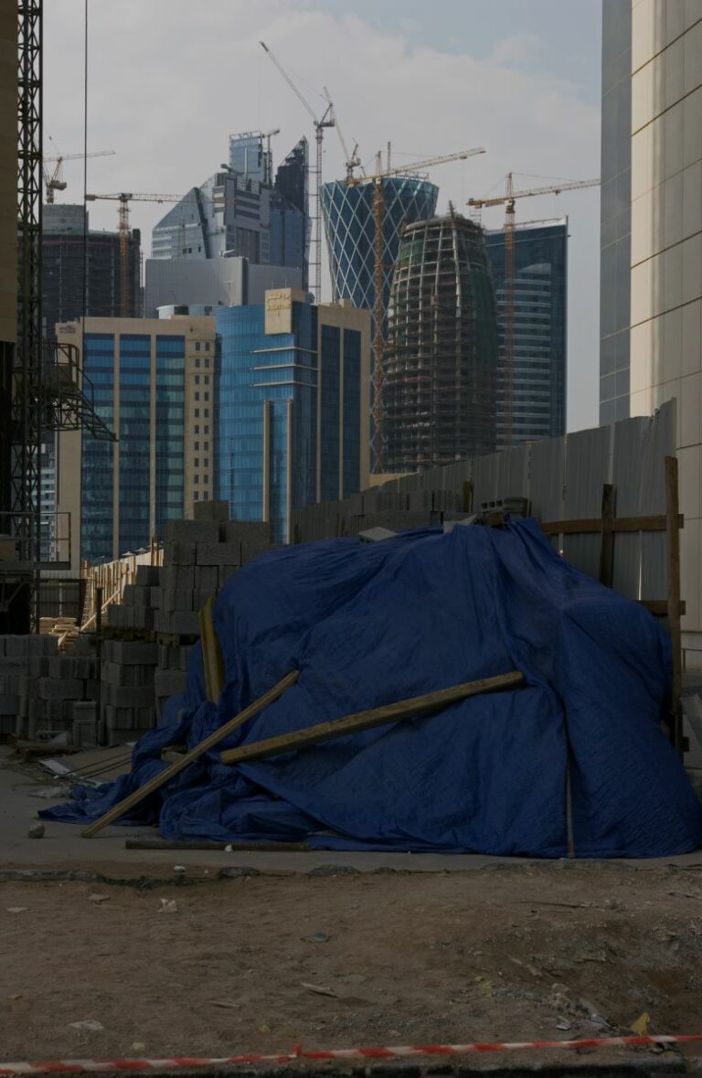 Financial center under construction. West bay 2009
