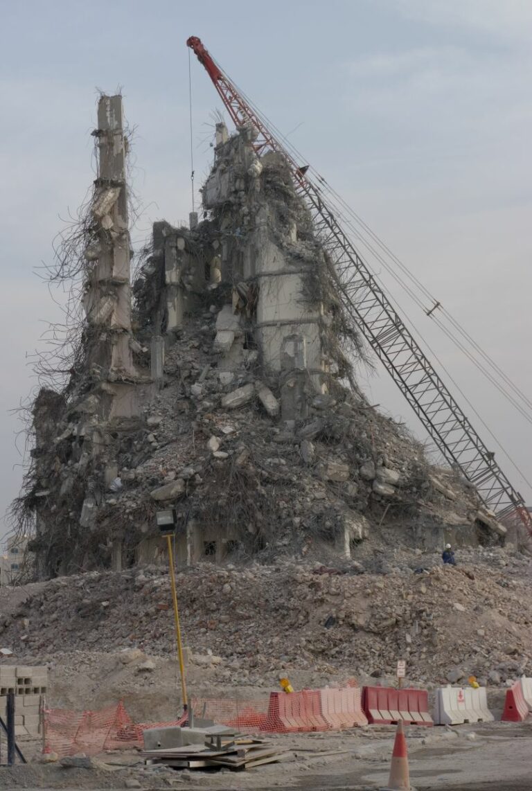 Msheireb center aera demolition 2009